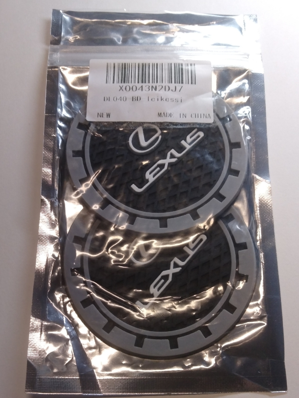Lexus Silicon Car Coasters 2 Pack-NWT - Picture 5 of 5